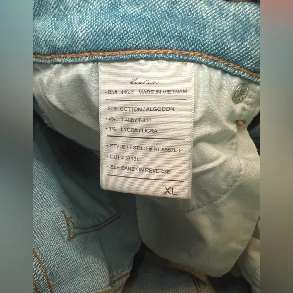Kancan Distressed Light Blue Women's Jeans Size XL